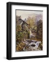 The Old Water-Mill-James Duffield Harding-Framed Giclee Print