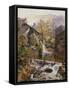 The Old Water Mill-James Duffield Harding-Framed Stretched Canvas