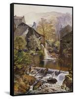 The Old Water-Mill-James Duffield Harding-Framed Stretched Canvas