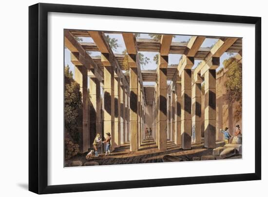 The Old Water Tank in Val Di Noto, Sicily from Views of Italy-Luigi Mayer-Framed Giclee Print