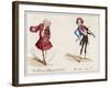 The Old Way of Playing the Fiddle and the New Way-Henry Heath-Framed Art Print