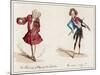 The Old Way of Playing the Fiddle and the New Way-Henry Heath-Mounted Art Print