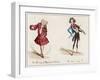 The Old Way of Playing the Fiddle and the New Way-Henry Heath-Framed Art Print