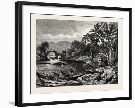 The Old Weir Bridge, Killarney, Ireland, 19th Century-null-Framed Giclee Print