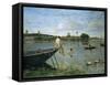 The Old Weir in Beaugival-Serafino De Tivoli-Framed Stretched Canvas