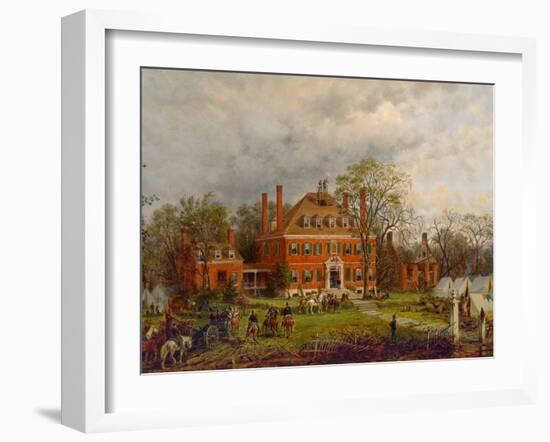 The Old Westover House, 1869-Edward Lamson Henry-Framed Giclee Print