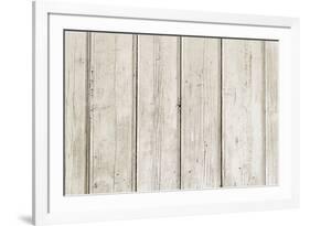 The Old White Wood Texture with Natural Patterns-Madredus-Framed Photographic Print