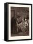 The Old Woman and Her Servants-Gustave Dore-Framed Stretched Canvas