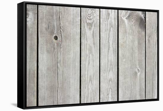 The Old Wood Texture with Natural Patterns-Madredus-Framed Stretched Canvas