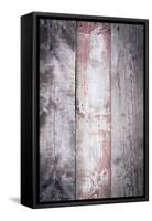 The Old Wood Texture with Natural Patterns-Madredus-Framed Stretched Canvas