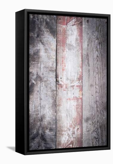 The Old Wood Texture with Natural Patterns-Madredus-Framed Stretched Canvas