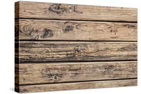 The Old Wood Texture with Natural Patterns-Madredus-Stretched Canvas