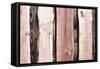 The Old Wood Texture with Natural Patterns-Madredus-Framed Stretched Canvas