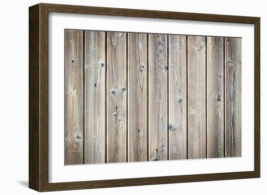 The Old Wood Texture with Natural Patterns-Madredus-Framed Photographic Print