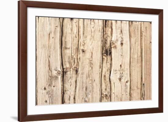 The Old Wood Texture with Natural Patterns-Madredus-Framed Photographic Print