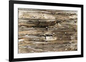 The Old Wood Texture with Natural Patterns-Madredus-Framed Photographic Print