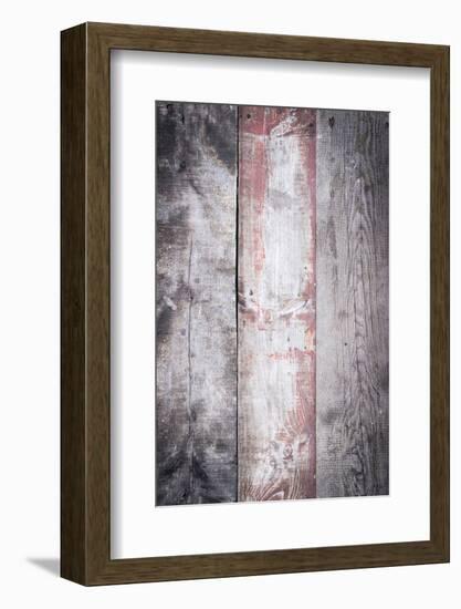 The Old Wood Texture with Natural Patterns-Madredus-Framed Photographic Print