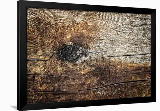 The Old Wood Texture with Natural Patterns-Madredus-Framed Photographic Print