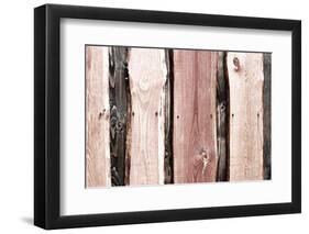 The Old Wood Texture with Natural Patterns-Madredus-Framed Photographic Print