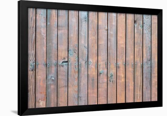 The Old Wood Texture with Natural Patterns-Madredus-Framed Photographic Print