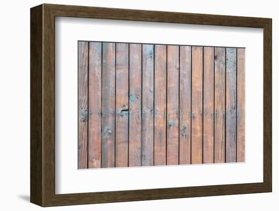 The Old Wood Texture with Natural Patterns-Madredus-Framed Photographic Print