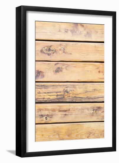 The Old Wood Texture with Natural Patterns-Madredus-Framed Photographic Print