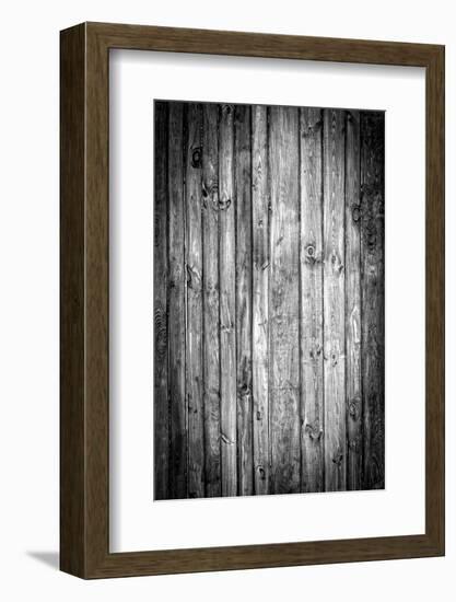 The Old Wood Texture with Natural Patterns-Madredus-Framed Photographic Print