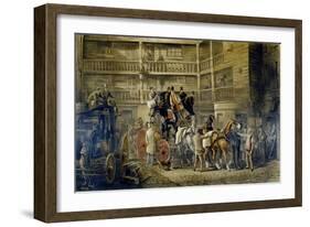 The Olden Time, from 'Fores Coaching Recollections', Engraved by J. Harris-Charles Cooper Henderson-Framed Giclee Print