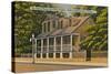 'The Oldest House, Key West, Florida - Built in 1825 Entirely of Cedar', c1940s-Unknown-Stretched Canvas