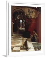 The Oleander-Sir Lawrence Alma-Tadema-Framed Giclee Print