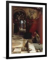 The Oleander-Sir Lawrence Alma-Tadema-Framed Giclee Print