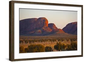 The Olgas (Kata Tjuta), Uluru-Kata Tjuta Nat'l Park, UNESCO Site, Northern Territory, Australia-Michael Runkel-Framed Photographic Print