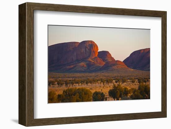 The Olgas (Kata Tjuta), Uluru-Kata Tjuta Nat'l Park, UNESCO Site, Northern Territory, Australia-Michael Runkel-Framed Photographic Print