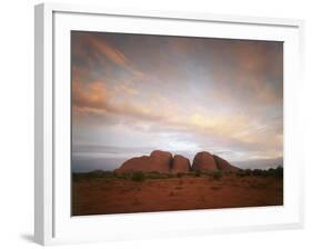 The Olgas, Uluru-Kata Tjuta NP, Northern Territory, Australia-Walter Bibikow-Framed Photographic Print