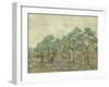 The Olive Orchard, 1889-Vincent van Gogh-Framed Giclee Print