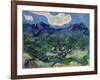 The Olive Trees, 1889 (Oil on Canvas)-Vincent van Gogh-Framed Giclee Print