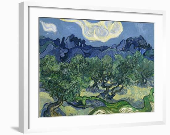 The Olive Trees, 1889-Vincent van Gogh-Framed Giclee Print