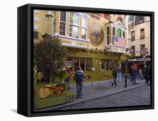 The Oliver St. John Gogarty Pub, Temple Bar, Dublin, County Dublin, Republic of Ireland (Eire)-Sergio Pitamitz-Framed Stretched Canvas