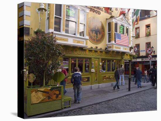 The Oliver St. John Gogarty Pub, Temple Bar, Dublin, County Dublin, Republic of Ireland (Eire)-Sergio Pitamitz-Stretched Canvas