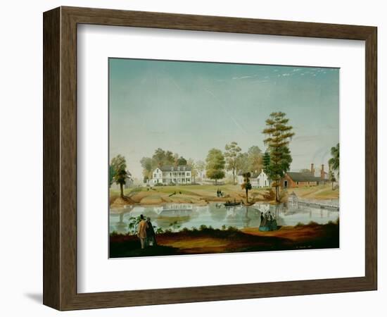 The Olivier Plantation, 1861-Adrian Persac-Framed Giclee Print