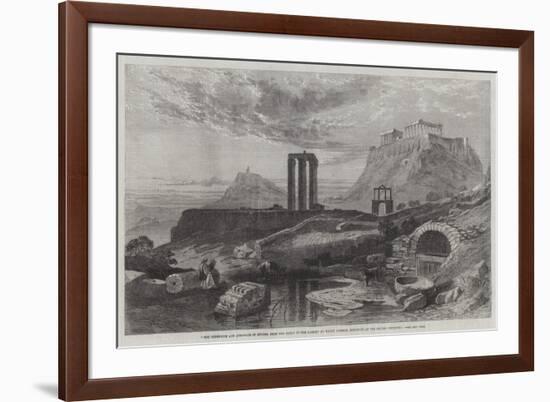 The Olympaeum and Acropolis of Athens-Harry John Johnson-Framed Giclee Print