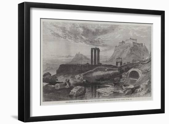 The Olympaeum and Acropolis of Athens-Harry John Johnson-Framed Premium Giclee Print