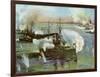 The 'Olympia' at Manila, 1898-null-Framed Giclee Print