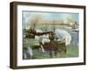 The 'Olympia' at Manila, 1898-null-Framed Giclee Print