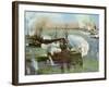 The 'Olympia' at Manila, 1898-null-Framed Giclee Print