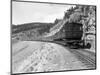 The Olympian, Electric Train in Montana Canyon, 1916-Ashael Curtis-Mounted Giclee Print