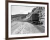 The Olympian, Electric Train in Montana Canyon, 1916-Ashael Curtis-Framed Giclee Print