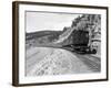 The Olympian, Electric Train in Montana Canyon, 1916-Ashael Curtis-Framed Giclee Print