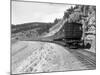 The Olympian, Electric Train in Montana Canyon, 1916-Ashael Curtis-Mounted Giclee Print