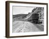 The Olympian, Electric Train in Montana Canyon, 1916-Ashael Curtis-Framed Giclee Print